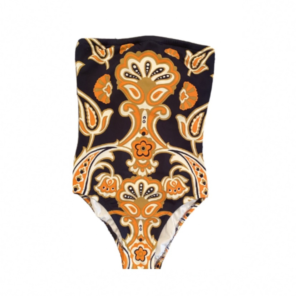 J. crew strapless one-piece